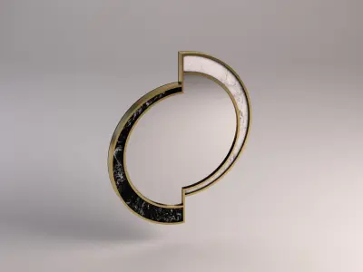 MIRROR---Half moon offset 3D model