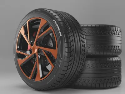 High quality Realistic tyre 3D model