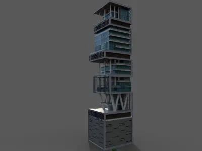 ANTILIA HOUSE 3D model 3D model