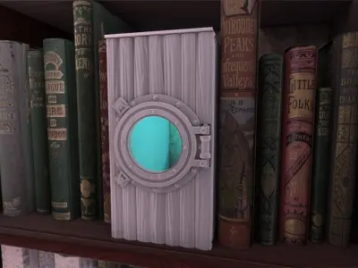 Porthole Booknook 3D print model