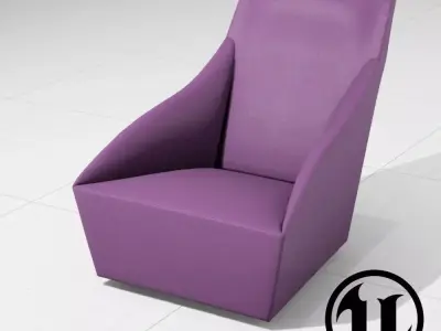 Molteni and C Doda Chair UE4 Low-poly 3D model