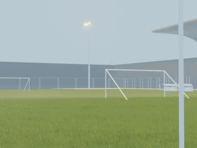 football stadium Low-poly 3D model 66