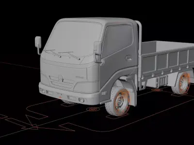 Toyota Toyoace Flatbed 3D model