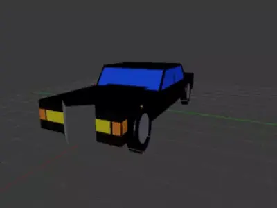 1976 Cadillac Coupe De Ville  3D model