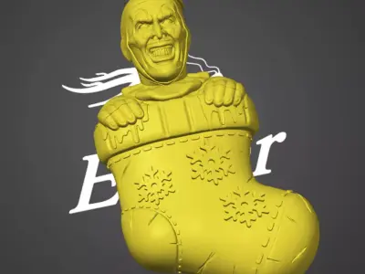 Xmas Socks Terrifer 3D print model