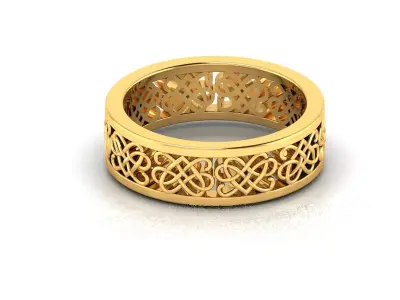 Women Engagement Wedding Ring 3D print model