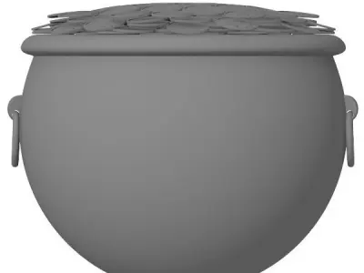 Pot of Gold 3D model