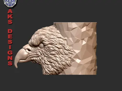 Eagle version 1 Flowerpot 3D print model