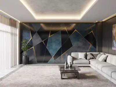 Modern Design Living Room 3D model