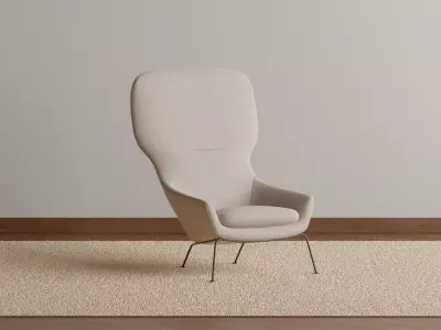 Dora High-back Chair 3D model