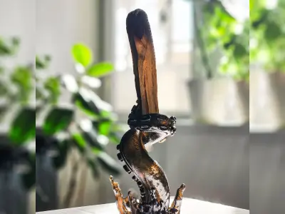 Enigmatic Depths - The Cthulhus Embrace Candle Holder 3D print model