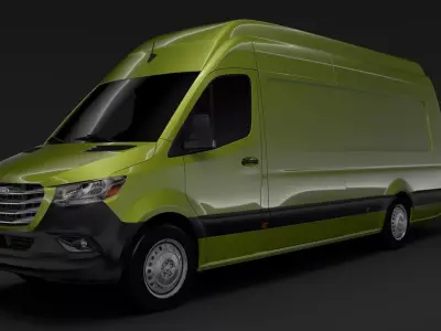 Freightliner Sprinter Panel Van L4H3 RWD 2020 3D model