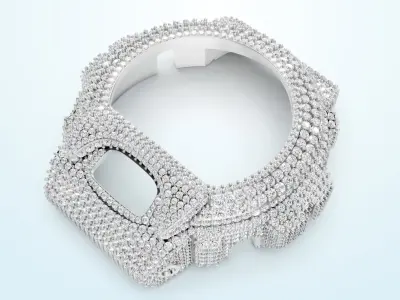 G Shock DW 6900 Watch Diamond Watch-Case  3D print model