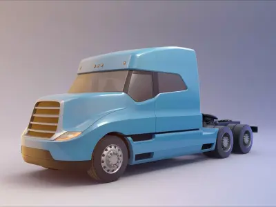Kamaz truck future 3D model