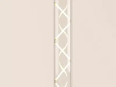 Decorative Edison Tube Bulb 300mm LED E24 3D model