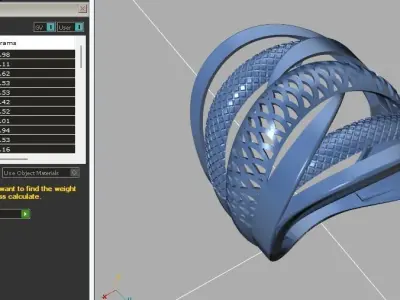 Fancy Womens Rings Plain Rings Ready STL 3DM Models Rings 3D print model 12
