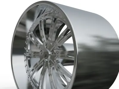 ASANTI AF851 WHEEL  3D print model