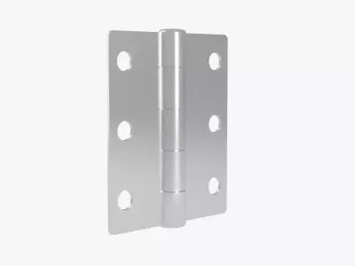 RELIABILT Door Hinge - Silver Mortise Interior and Exterior Free 3D model