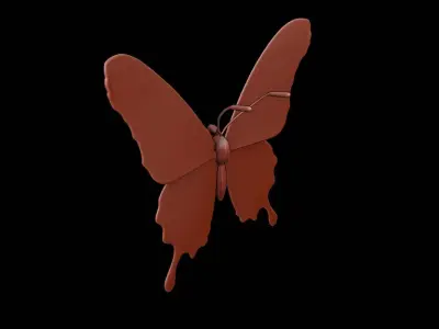 Butterfly Animal Sculpture 3D print model purchase