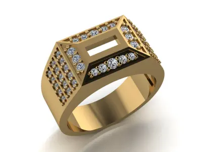 man ring 3D print model