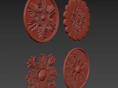 Rosettes 18 3D model