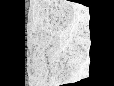 472-RockPanel piece of rock 3D model