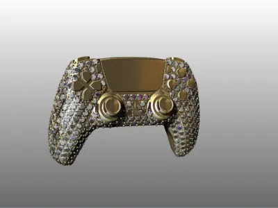 PS5 controller Model 3D 3D print model