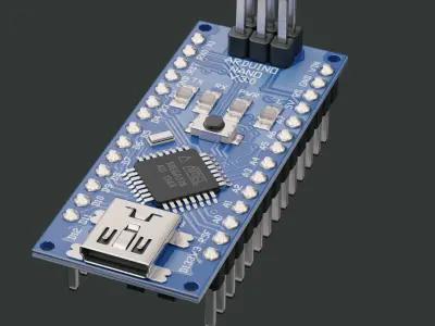 3D Arduino Nano 3 3D model