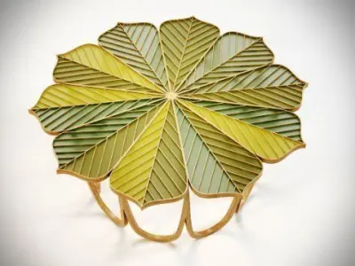 Coffee Table Flower 3D model