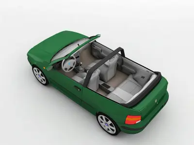 Volkswagen Golf Convertible 3D model