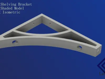 Shelving Bracket 3D print model