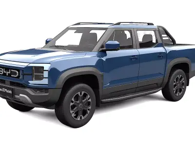 BYD UTE SHARK HYBRID 2024 3D model