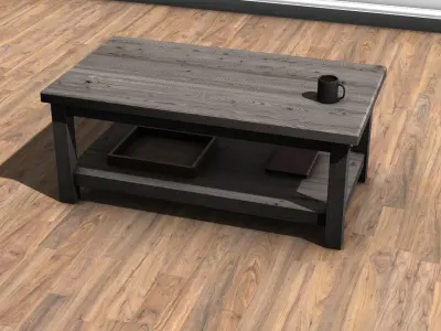 table 02 Free low-poly 3D model
