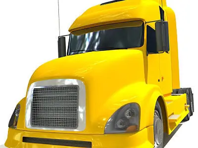 Yellow Truck 03 3D model