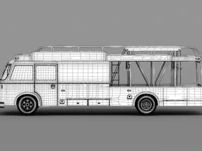 Fiat 642 RN2 Bartoletti Race Transporter 3D model