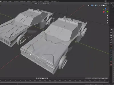 Cybercar prop car 3D model
