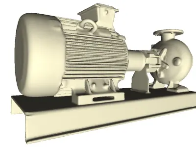 Water Pump 3D print model