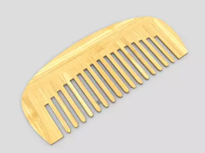 CC0 - Hair Comb 6 Free low-poly 3D model