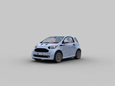 Aston Martin Cygnet Low-poly 3D model