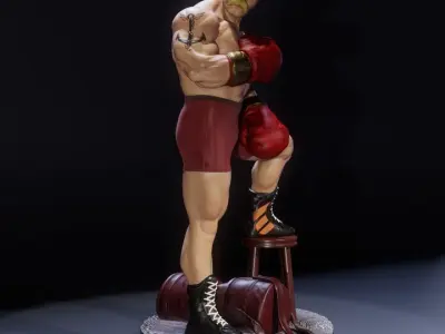full pugilist 3D print model