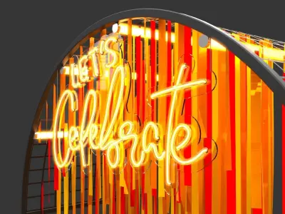 Ribbons Photo Opportunity 2 3D model