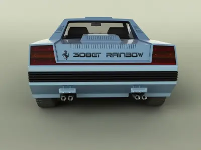 Ferrari Rainbow 3D model