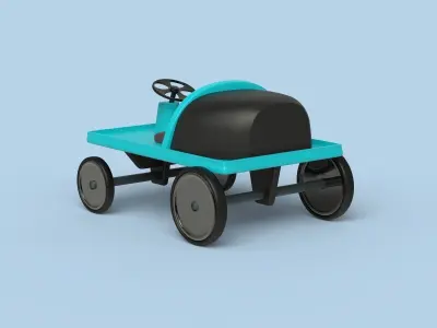 Toy car 3D model