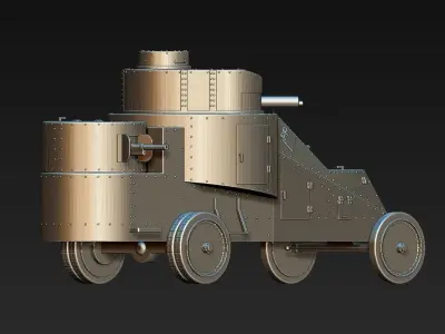 Mgebrov Armoured Cars 3D print model