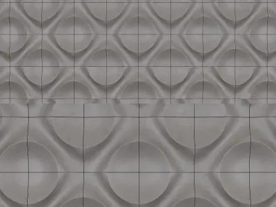 Parametric Wall Panel 3d model Low-poly 3D model purchase
