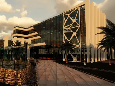 research and training center  3D model