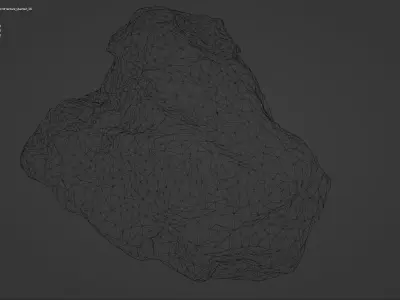 MicroFractured Quartz 2 - 8K Textures  Low-poly 3D model