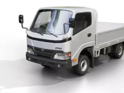 Toyota Dyna 2015 Pickup Truck 3D model