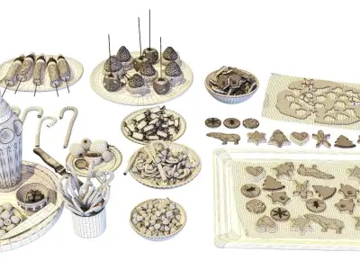 Christmas Sweets 3D model