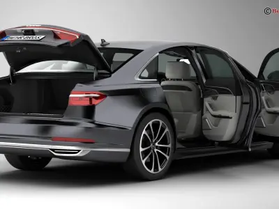 Audi A8 2018 3D model